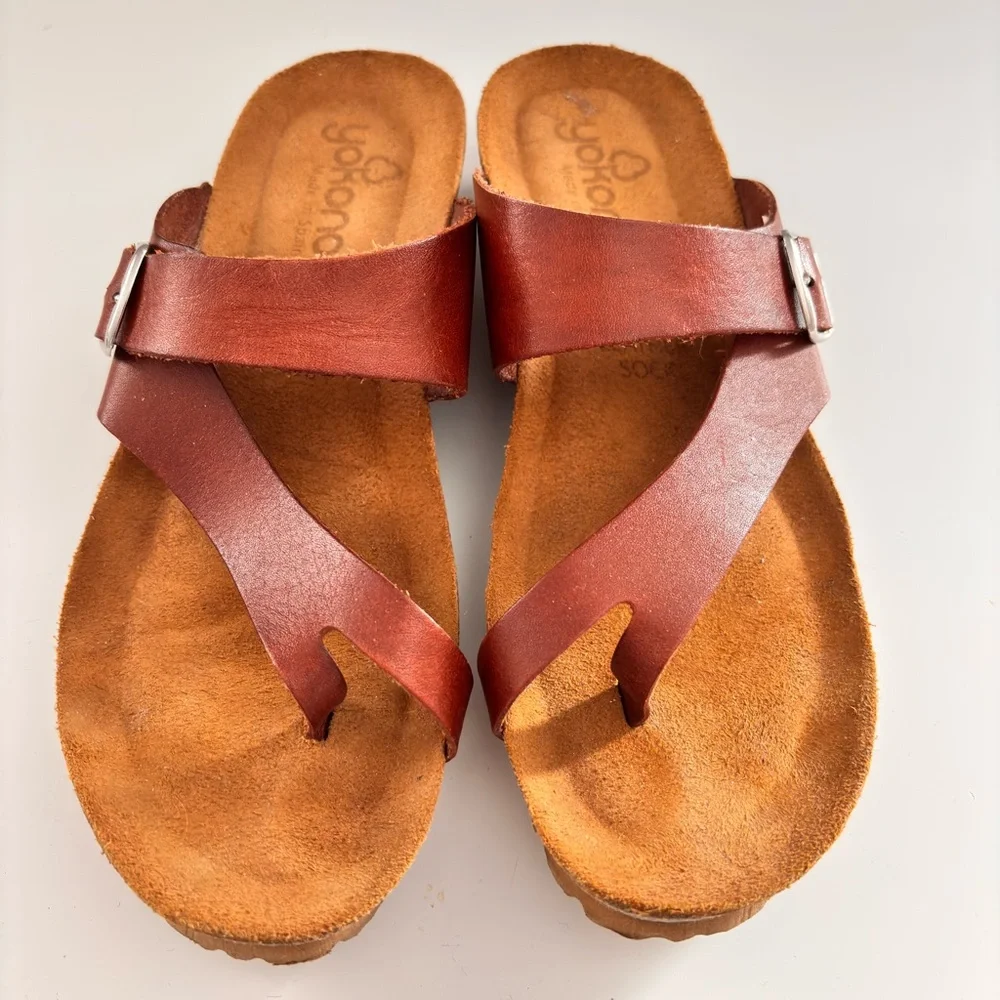 Yokono Made In Spain Leather Sandals - Picture 2 of 5